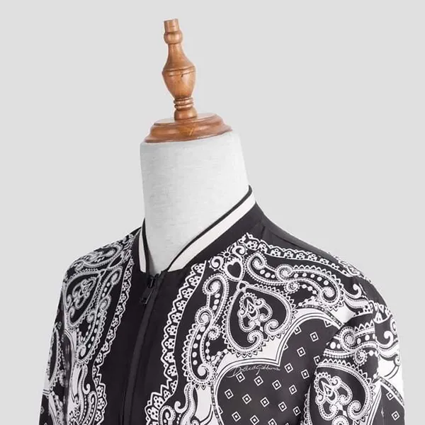 Áo Khoác Dolce & Gabbana D&G Bomber DG G9QV4T-HHMXJ Màu Đen