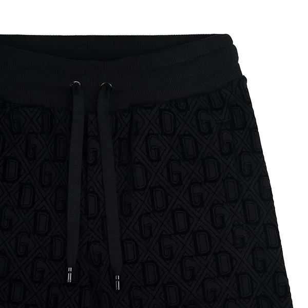 Quần Nam Jogger Dolce & Gabbana D&G DG Logo Chìm Màu Đen