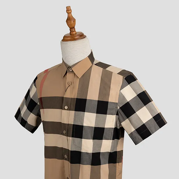 Áo Sơ Mi Burberry Camel 8017322 1003 Màu Nâu Size XS