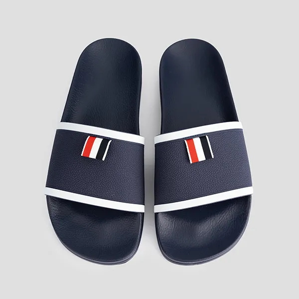 Dép Thom Browne Rubber Pool Slides Slipper MFL054A05690 415 Màu Xanh Navy - 3