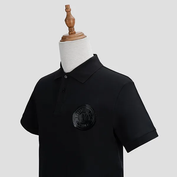Áo Polo Versace Jeans Couture 73GAGP03 CJ07P 899 Màu Đen