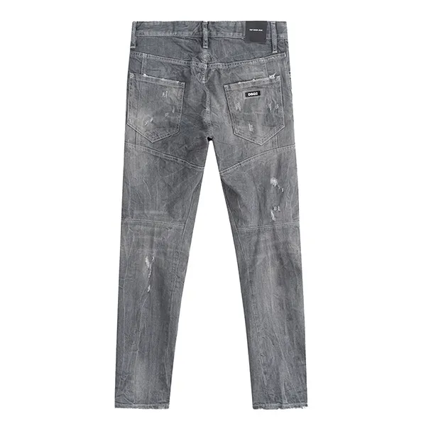Quần Jeans Dsquared2 Tidy Biker S74LB0935 S30260 Màu Ghi