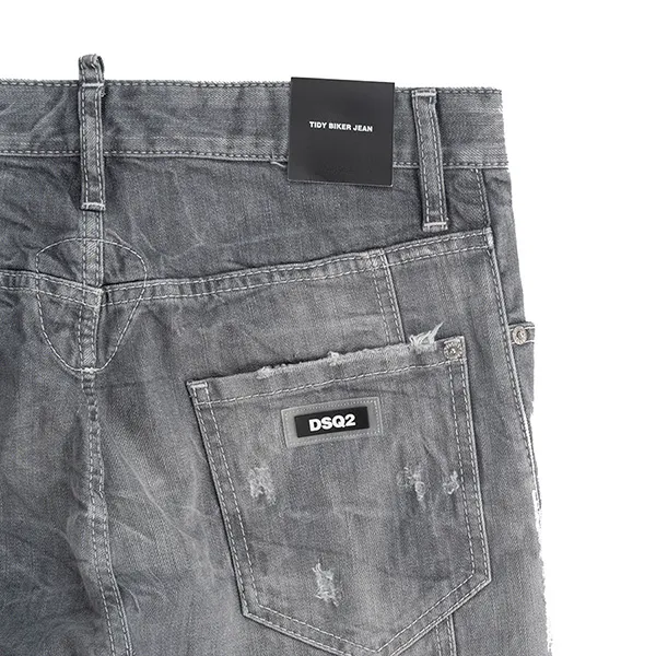 Quần Jeans Dsquared2 Tidy Biker S74LB0935 S30260 Màu Ghi