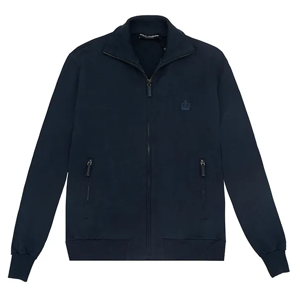 Áo Khoác Nam Dolce & Gabbana D&G Logo G9FX6T G7FVK Màu Xanh Navy Size 44