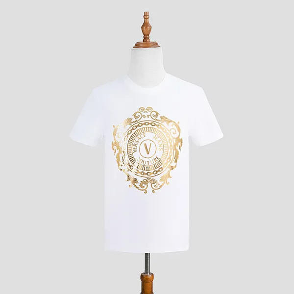 Áo Phông Versace Jeans Couture 71GAHF05 CJ00F G03 Màu Trắng