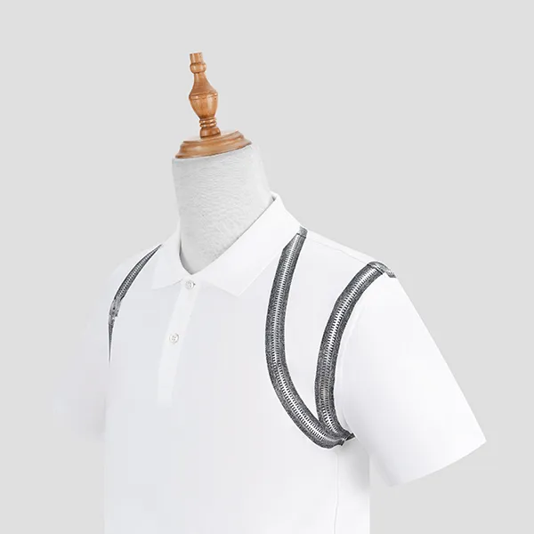 Áo Polo Alexander McQueen 687731QSZ920900 Màu Trắng