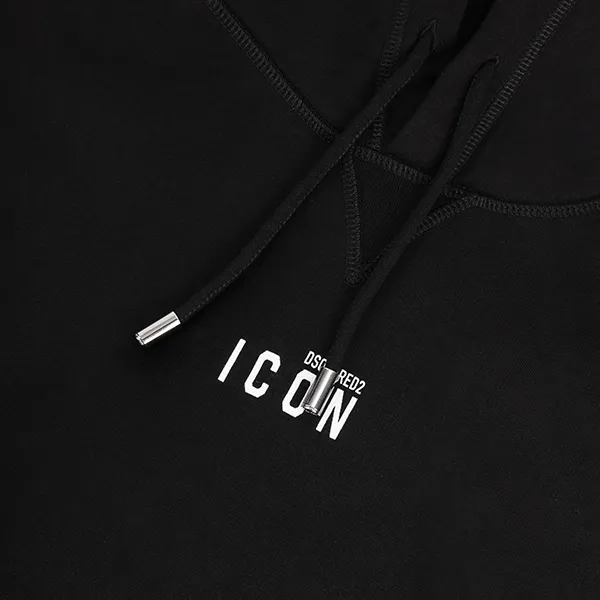 Áo Hoodie Dsquared2 Be Icon S79GU0010 S25516 900 Màu Đen