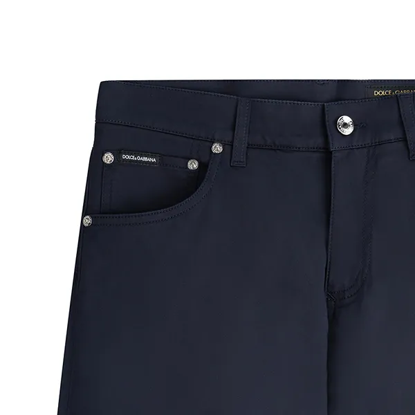 Quần Kaki Nam Dolce & Gabbana D&G DG GYC6CZ G8BM3 Màu Xanh Navy Size 44