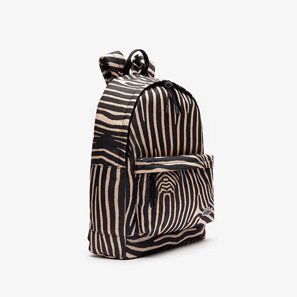 Balo Lacoste National Geographic Animal Print Backpack NH3344XM G10 Màu Đen Vằn - Túi xách - Vua Hàng Hiệu