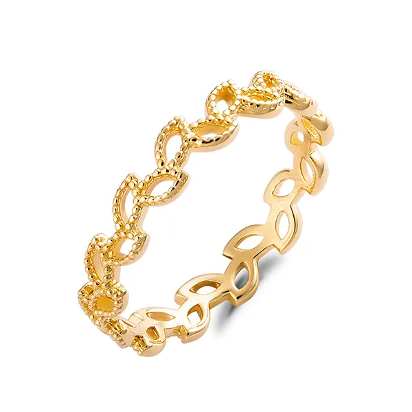Nhẫn Huy Thanh Jewelry NLF 415 - 14K Màu Vàng Gold