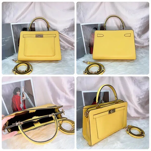 Túi Xách Coach Lane Carryall 2way C8209 Màu Vàng - Túi xách - Vua Hàng Hiệu
