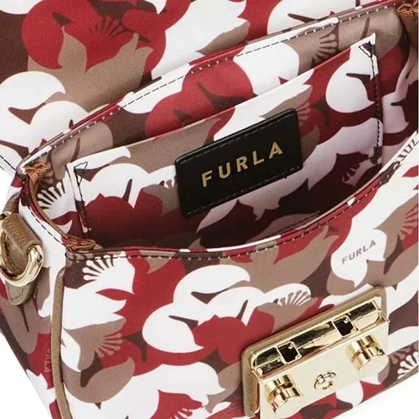 Túi Đeo Chéo Furla Metropolis Mini Crossbody Round Toni Fango Phối Màu - Túi xách - Vua Hàng Hiệu