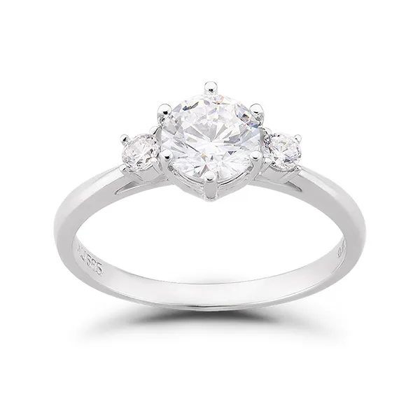 Nhẫn Huy Thanh Jewelry NDINO 209 - 14K - Đá Cubic Zirconia Màu Bạc/Vàng Hồng - Trang sức - Vua Hàng Hiệu