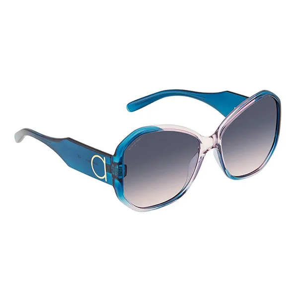 Kính Mát Salvatore Ferragam Butterfly Ladies Sunglasses SF942S 431 61 Màu Xanh