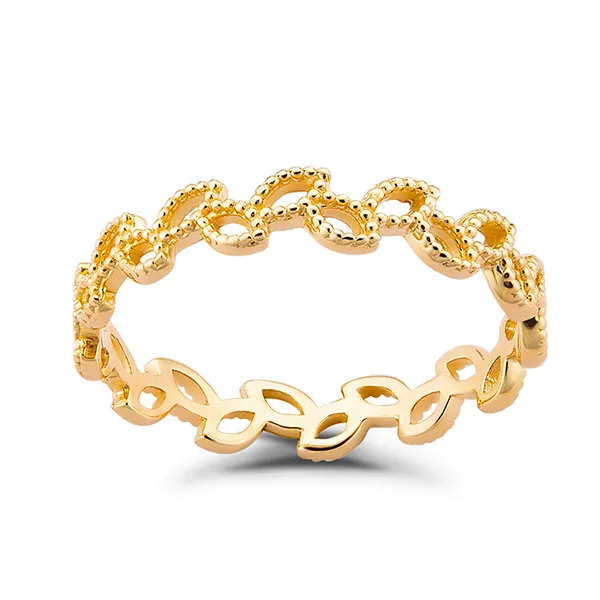 Nhẫn Huy Thanh Jewelry NLF 415 - 14K Màu Vàng Gold