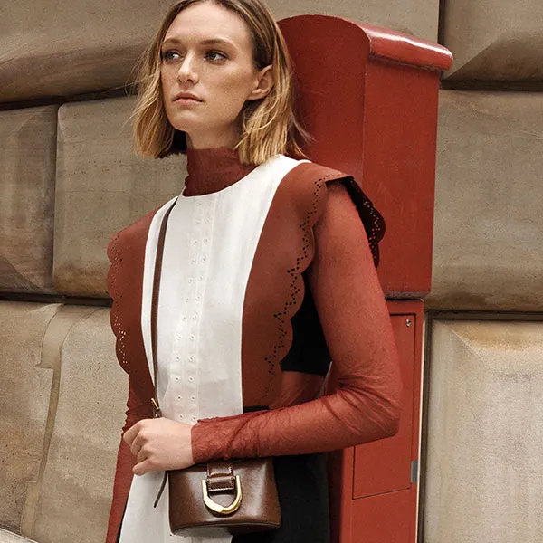Túi Đeo Vai Nữ Charles & Keith CNK Gabine Bucket Bag 10781870 Màu Nâu