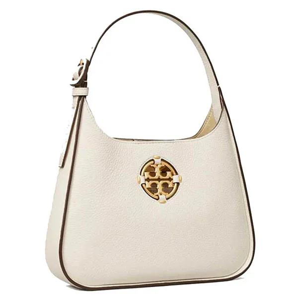 Túi Đeo Vai Tory Burch Miller Hobo Shoulder Bag Màu Trắng - Túi xách - Vua Hàng Hiệu