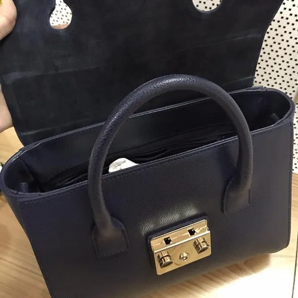 Túi Xách Furla Metropolis Satchel Màu Xanh Navy - Túi xách - Vua Hàng Hiệu