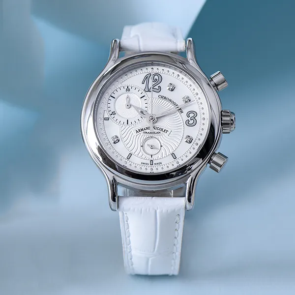 Đồng Hồ Nữ Armand Nicolet AL3 A884AAA-AN-P882BC8 Màu Trắng