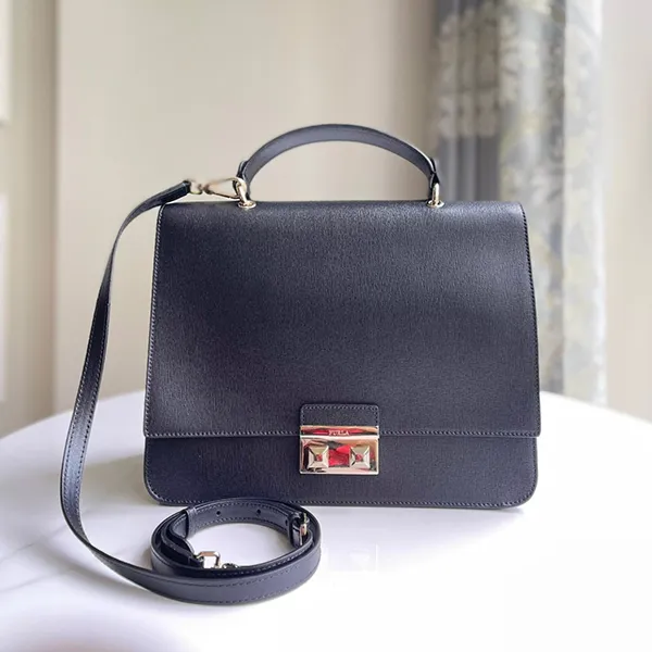 Túi Xách Furla Bella M Top Handle Màu Đen