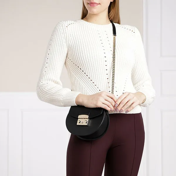Túi Đeo Chéo Furla Metropolis Mini Màu Đen