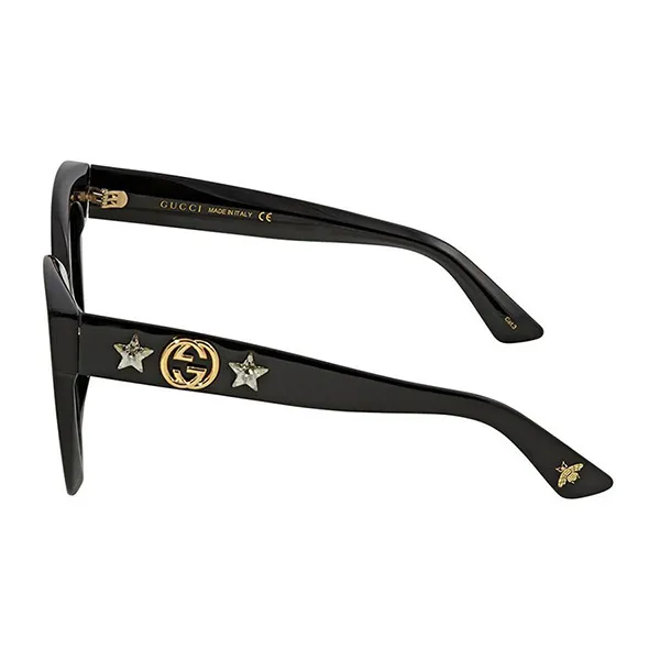 Kính Mát Gucci Square Sunglasses GG0208S 001 49 Màu Đen Gradient