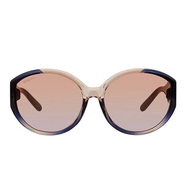 Kính Mát Salvatore Ferragamo Rose Gradient Oval Ladies Sunglasses SF947SA 0835917 Màu Hồng Gradient