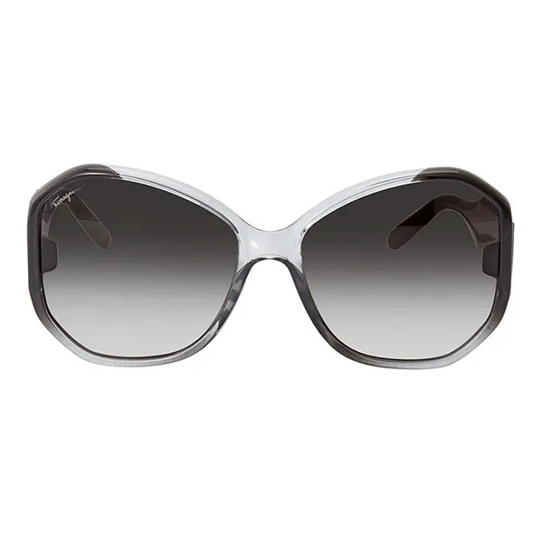 Kính Mát Salvatore Ferragam Grey Gradient Butterfly Ladies Sunglasses SF942S 007 61 Màu Xám Gradient