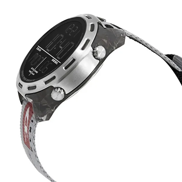 Đồng Hồ Nam Diesel Crusher Alarm Quartz Digital Black Dial Men's Watch DZ1894 Màu Đen - Đồng hồ - Vua Hàng Hiệu