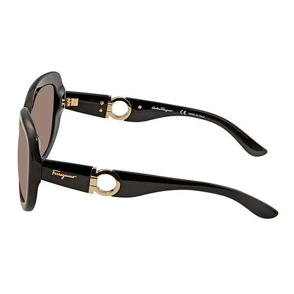 Kính Mát Salvatore Ferragamo Gradient Smoke Oval Sunglasses SF727S 001 53 Màu Xám Khói - Kính mắt - Vua Hàng Hiệu