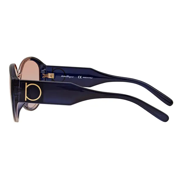 Kính Mát Salvatore Ferragamo Rose Gradient Oval Ladies Sunglasses SF947SA 0835917 Màu Hồng Gradient
