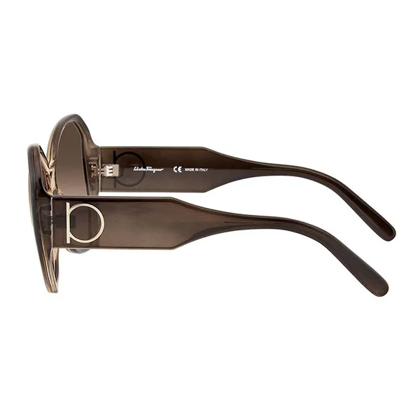 Kính Mát Salvatore Ferragam Butterfly Ladies Sunglasses SF942S 326 61 Màu Nâu