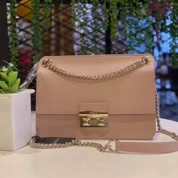 Túi Đeo Chéo Furla Bella Crossbody Moonstone Màu Hồng Nhạt