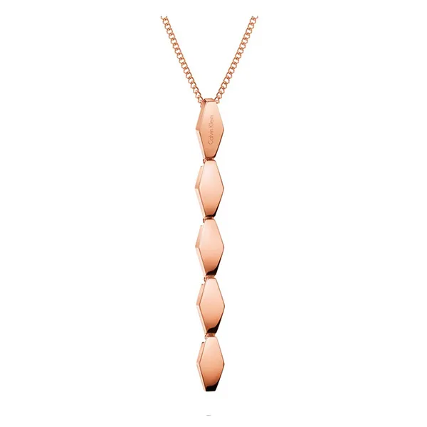 Dây Chuyền Calvin Klein CK Snake Short Necklace KJ5DPN100100 Màu Vàng Hồng - Trang sức - Vua Hàng Hiệu