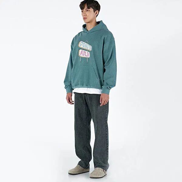 Áo Hoodie Acmé De La Vie ADLV Care Bears Donuts Washing Màu Xanh Green - Thời trang - Vua Hàng Hiệu