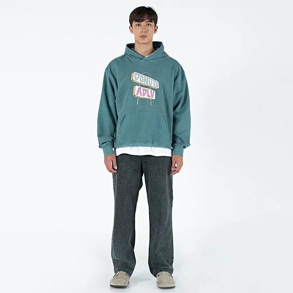 Áo Hoodie Acmé De La Vie ADLV Care Bears Donuts Washing Màu Xanh Green - Thời trang - Vua Hàng Hiệu