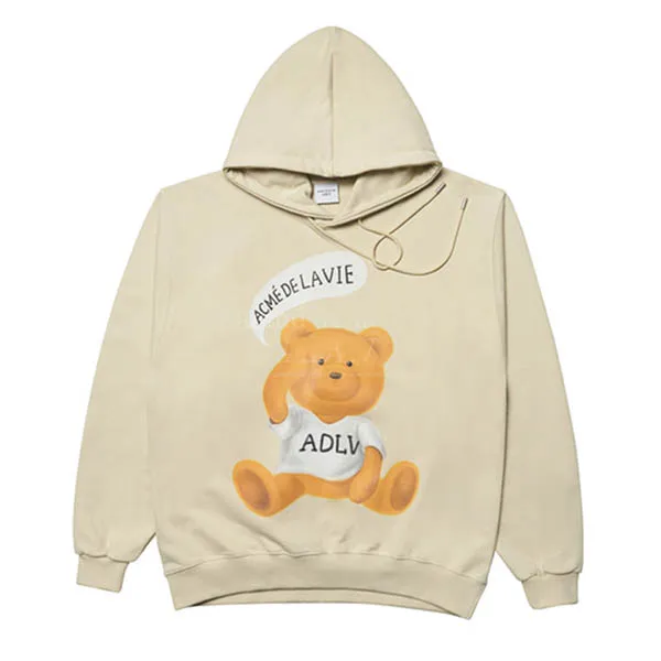 Áo Hoodie Acmé De La Vie ADLV Speech Balloon Teddy Bear Màu Be - Thời trang - Vua Hàng Hiệu