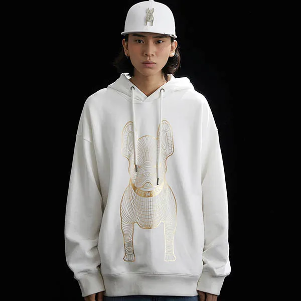 Áo Hoodie LifeWork Gold Big Radog Hood LW225HD299 Màu Trắng Size XS - Thời trang - Vua Hàng Hiệu