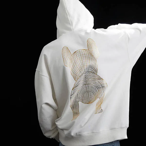 Áo Hoodie LifeWork Gold Big Radog Hood LW225HD299 Màu Trắng Size XS - Thời trang - Vua Hàng Hiệu