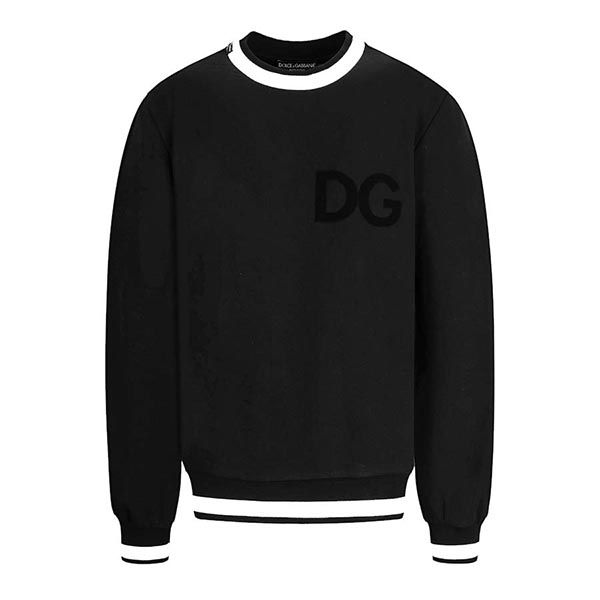 Áo Nỉ Nam Dolce & Gabbana D&G G9OW6T G7G1N N0000 Sweater Màu Đen - 2