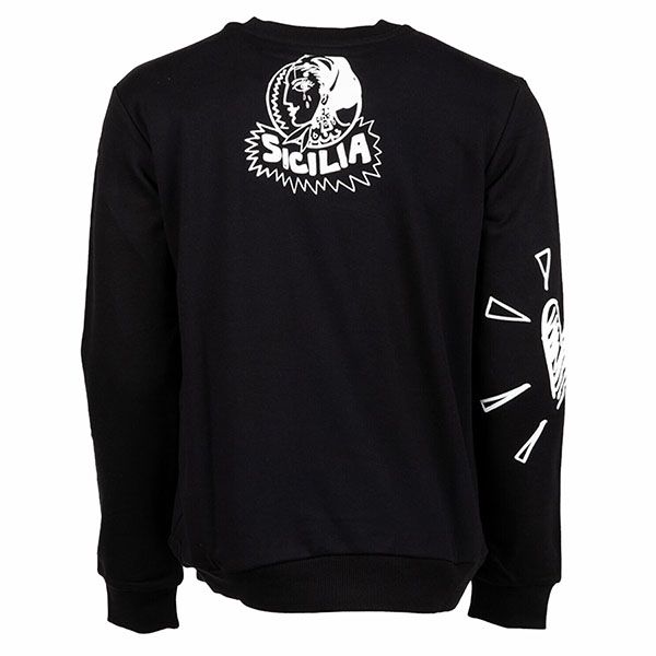 Áo Nỉ Nam Dolce & Gabbana  D&G Men’s Black Sweatshirt 0101 Màu Đen - 4