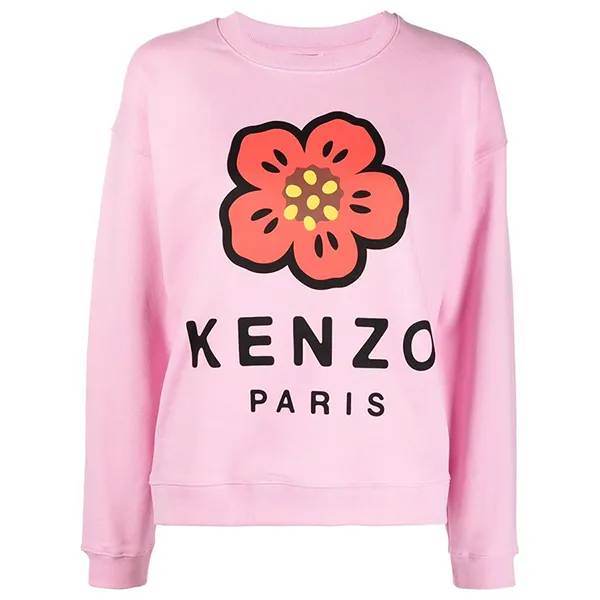 Áo Nỉ Kenzo Paris Regular Sweatshirt FC62SW0114ME 30 Màu Hồng