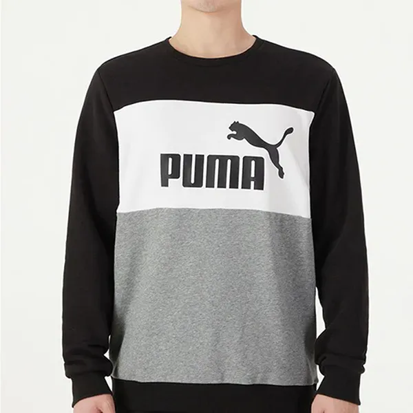Áo Nỉ Men's Puma Casual Sports Round Neck Long Sleeves Hoodie Gray 849561-01 Phối Màu Size S - Thời trang - Vua Hàng Hiệu