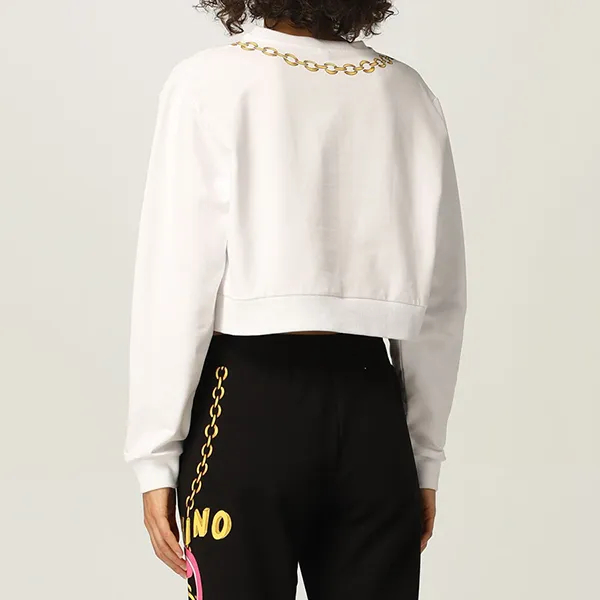 Áo Nỉ Moschino 2124 A1706 2604 0001 Màu Trắng - Thời trang - Vua Hàng Hiệu