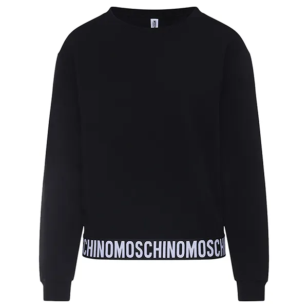 Áo Nỉ Moschino Sweatshirt Black Regular Fit A1731 9008 Màu Đen