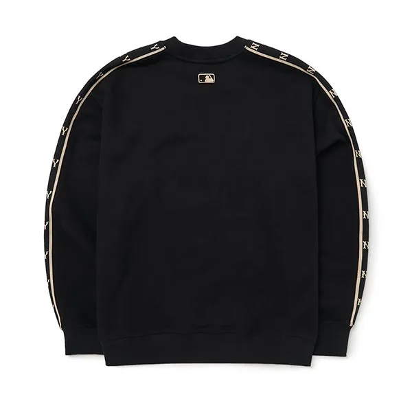 Áo Nỉ Sweater MLB Diamond Monogram Tape Sweatshirt New York Yankees 3AMTM0826-50BKS Màu Đen
