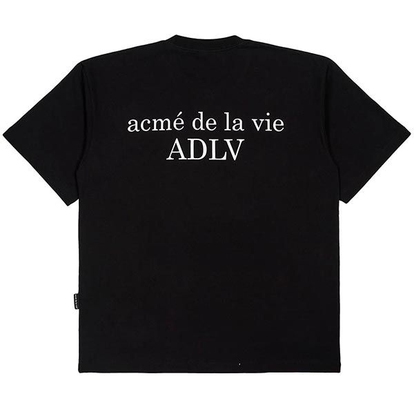 Áo Phông Acmé De La Vie ADLV Baby Face Skydiving Short Sleeve T-Shirt Black Màu Đen Size 1 - 3