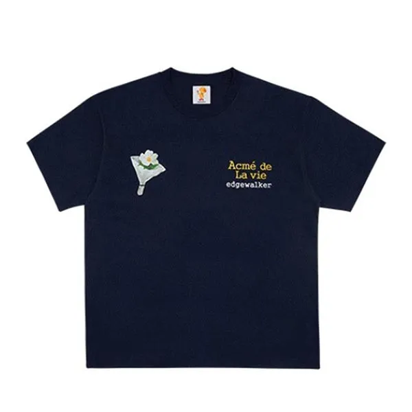 Áo Phông Acmé De La Vie ADLV Edgewalker No.90 Short Sleeve T-Shirt Màu Xanh Navy - Thời trang - Vua Hàng Hiệu