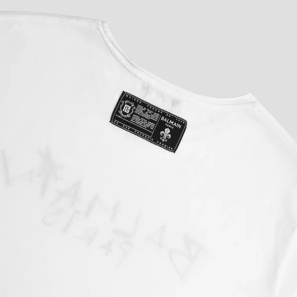 Áo Phông Balmain Paris Crew Neck EG016GB81/GAB Màu Trắng