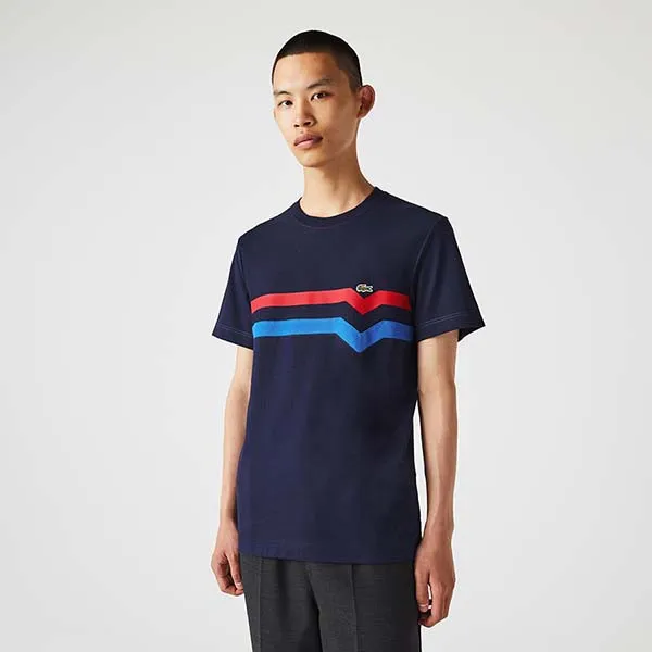 Áo Phông Lacoste Men's T-Shirt TH7974 VSJ Màu Xanh Navy Size L - Thời trang - Vua Hàng Hiệu